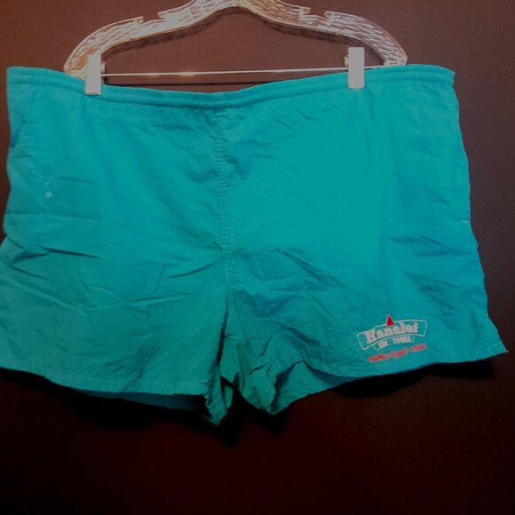 Vintage Swim Trunks SCI Ski Country Imports Mens XL Swimsuit Sea Tours Hawaii - Picture 1 of 8